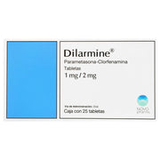 Dilarmine 1Mg/2Mg Con 25 Tabletas (Parametasona/Clorfenamina) - WeCare Pharma