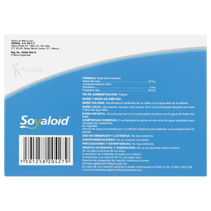 Soyaloid Polvo Sobres 20G Con 10 (Baño Coloide) - WeCare Pharma