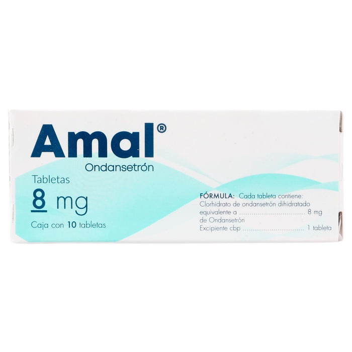 Amal 8Mg Con 10 Tabletas (Ondansetron) 6 - 7503000645477