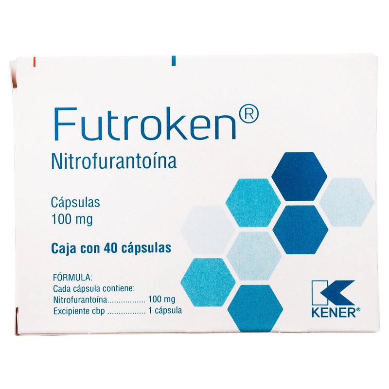 Futroken 100Mg Con 40 Capsulas (Nitrofurantoina) - WeCare Pharma