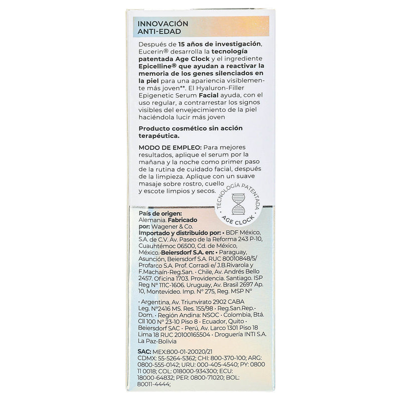 Eucerin Epigenetic Hyaluron Filler Serum 30 Ml - WeCare Pharma