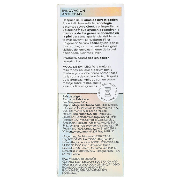 Eucerin Epigenetic Hyaluron Filler Serum 30 Ml - WeCare Pharma