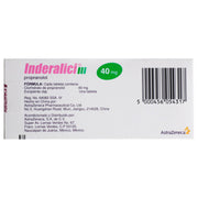 Inderalici 40Mg Con 30 Tabletas (Propranolol) - WeCare Pharma