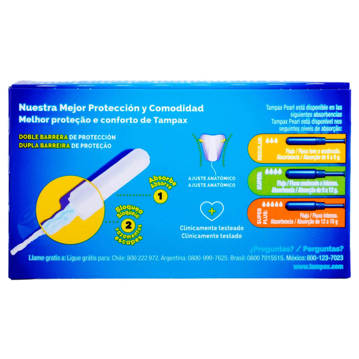 Tampones Tampax Pearl Super Con 8 - WeCare Pharma