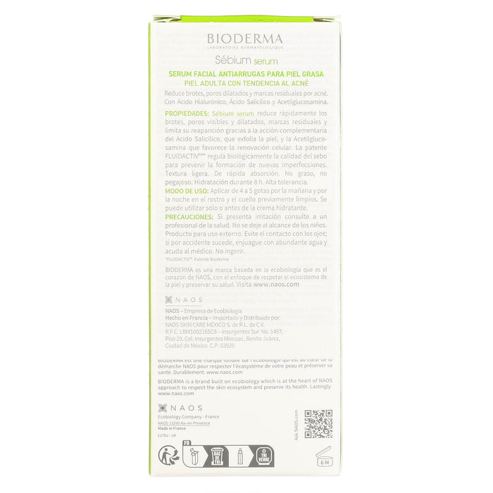 Bioderma Sebium Serum Facial Antiarrugas Piel Grasa 30Ml - WeCare Pharma