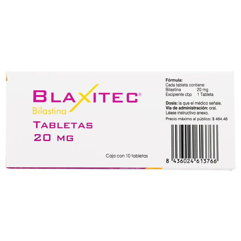 Blaxitec 20Mg Con 10 Tabletas (Bilastina) - WeCare Pharma