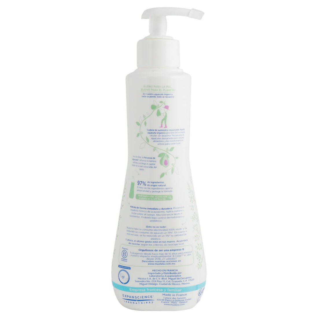 Mustela Loción Corporal Hydra Bebe 300Ml 7 - 3504105035891