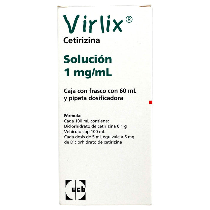 Virlix Infantil Solución 1Mg/Ml 60Ml (Cetirizina) - WeCare Pharma
