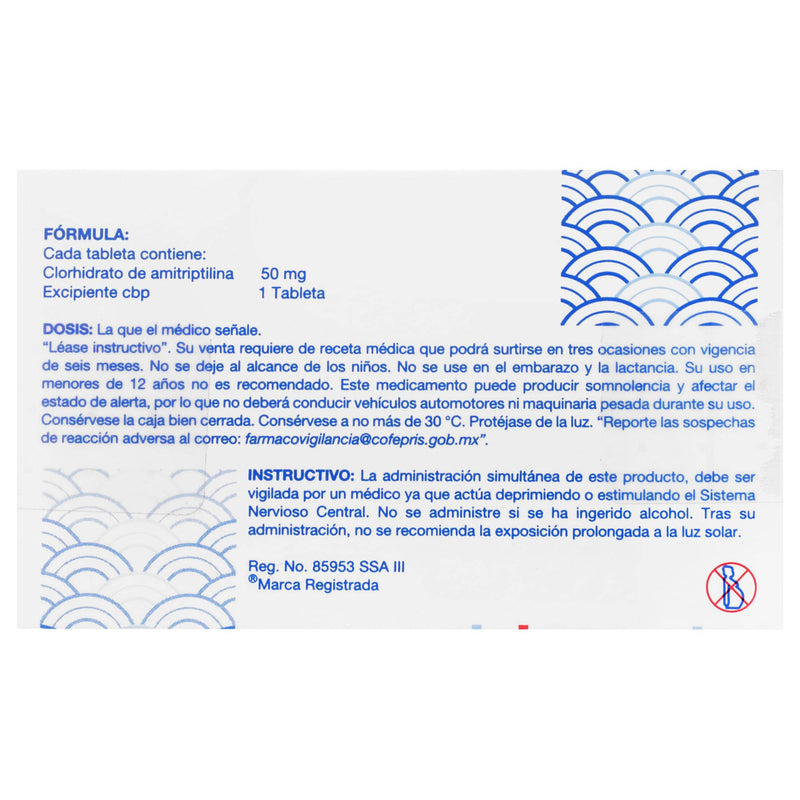 Anapsique (Amitriptilina) Tabletas 50Mg Con 20 - WeCare Pharma