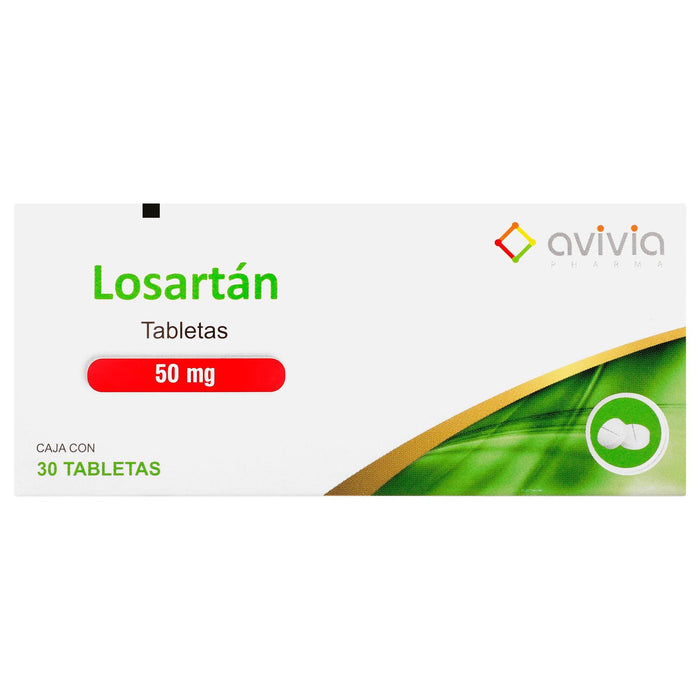 Losartan 50Mg Con 30 Avivia Tabletas - WeCare Pharma