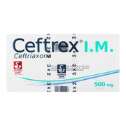 Ceftrex Im Frasco 500Mg Con 3 Promo Ampulas (Ceftriaxona) - WeCare Pharma