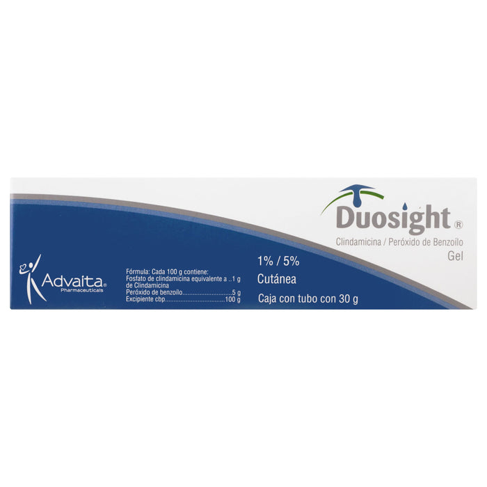 Duosight Gel 1%/5% 30G (Clindamicina/Peroxido De Benzoilo) 6 - 7501258214445