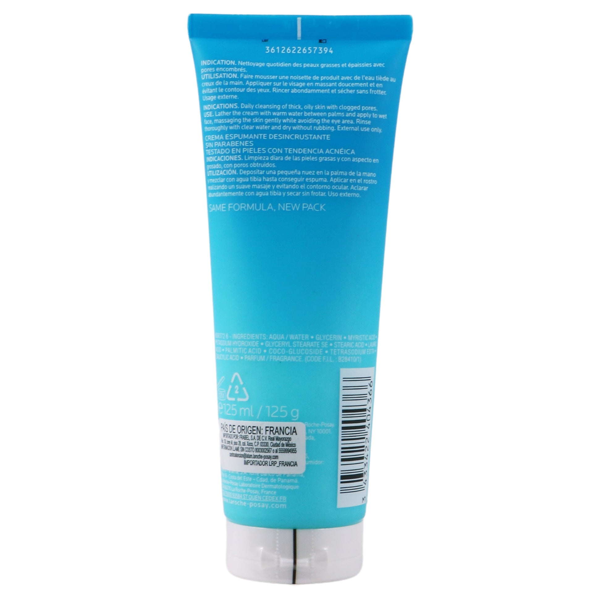 La Roche-P Effaclar Crema Moussante 125Ml 8 - 3433422404366