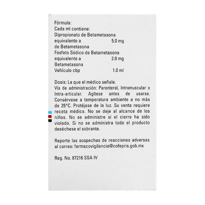 Diprospan Jeringa 5Mg/2Mg 5Ml Con 1 (Betametasona) - WeCare Pharma