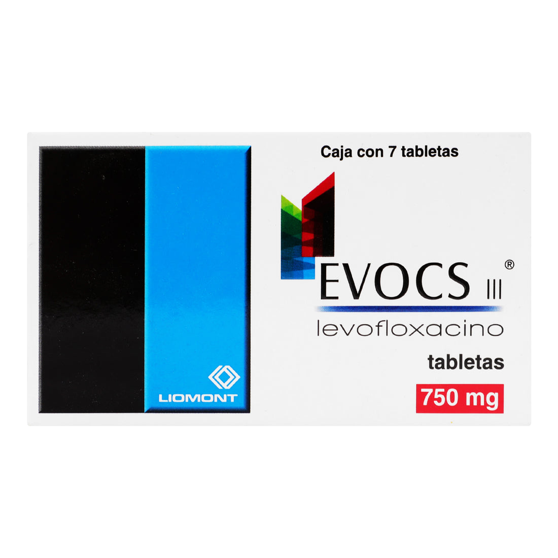 Evocs Iii 750Mg Con 7 Tabletas (Levofloxacino) 5 - 7501299330371