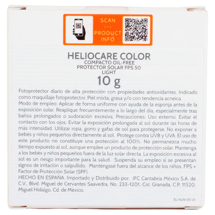 Cantabria Heliocare Oil Free Light Color Fps50 10G 7 - 8470002029231