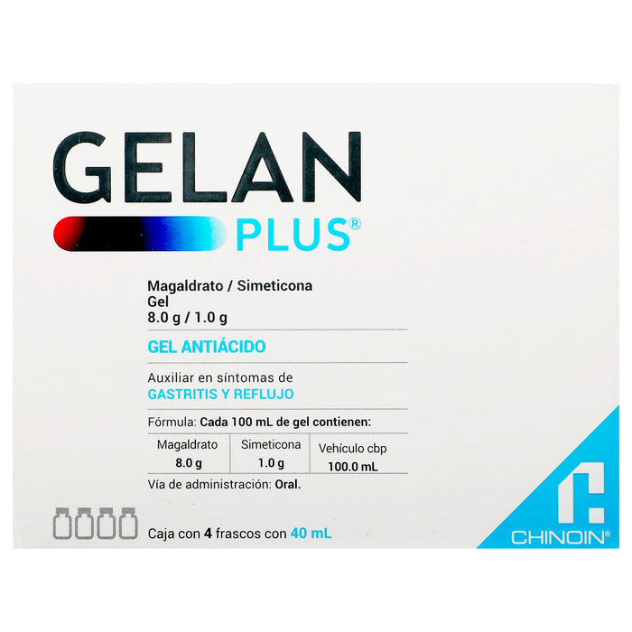 Gelan Plus Gel 8G/1G 40Ml Con 4 (Magaldrato/Dimeticona) 6 - 7501088505737