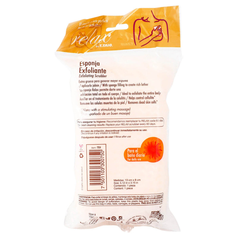 Esponja T.Taio Relax Exfoliante Baño Con 1 - WeCare Pharma