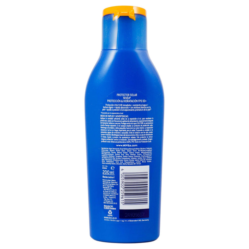 Nivea Sun Protección E Hidratación Fps50 200Ml - WeCare Pharma