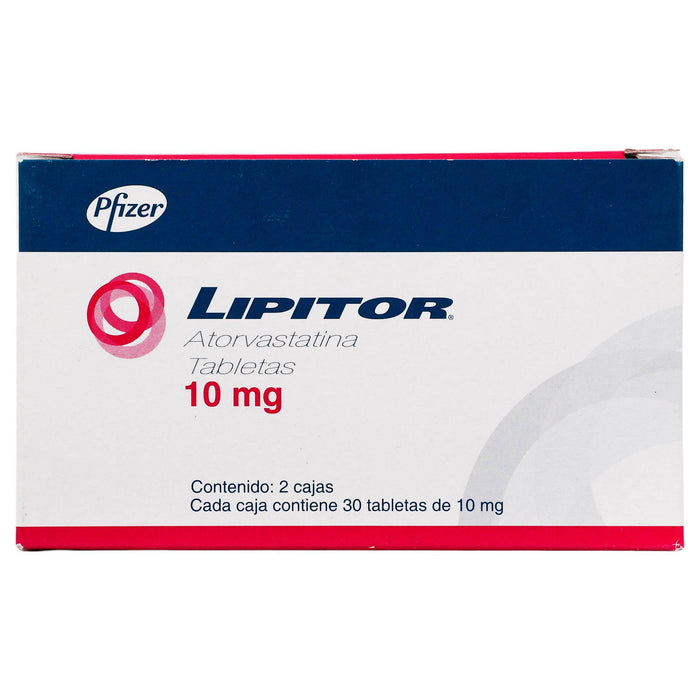 Lipitor 10Mg Con 30+30 Tabletas (Atorvastatina) - WeCare Pharma