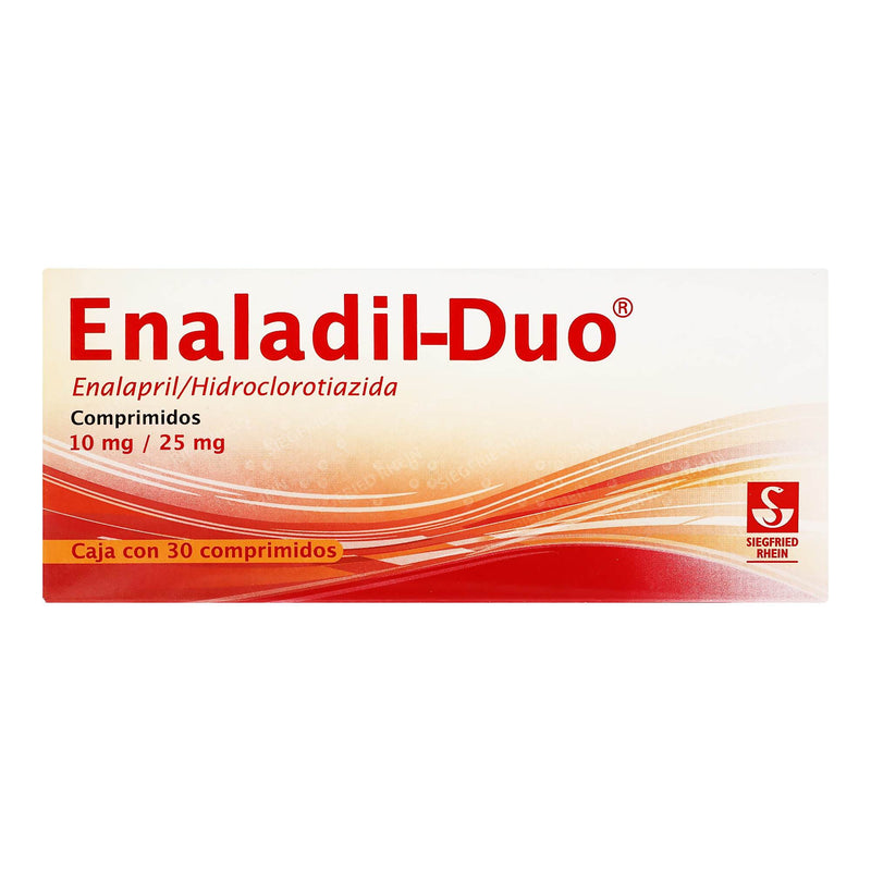 Enaladil-Duo 10/25Mg Con 30 Comprimidos (Enalapril/Hidroclorotiazida) - WeCare Pharma