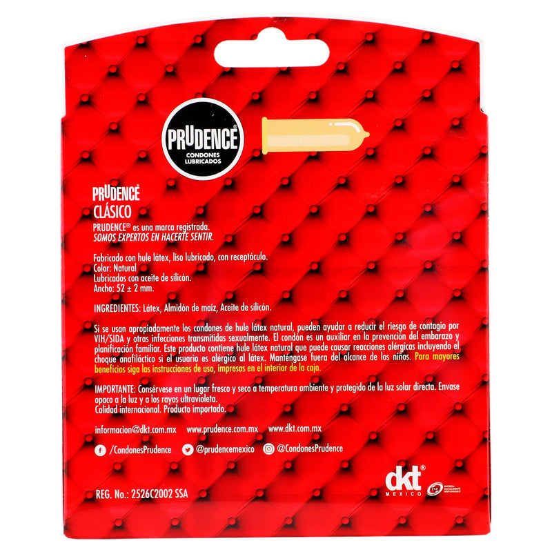 Condón Prudence Clasico Con 20 - WeCare Pharma