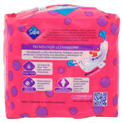 Toallas Saba Teens Ultradelgada Nocturna Con Alas Con 10 - WeCare Pharma