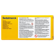 Sedalmerck 500Mg/50Mg/5Mg Con 20 Tabletas (Paracetamol/Cafeina/Fenilefrina) - WeCare Pharma