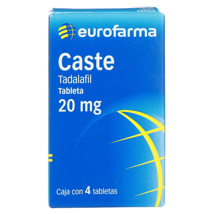 Caste (Tadalafil) Tabletas 20Mg Con 4 - WeCare Pharma