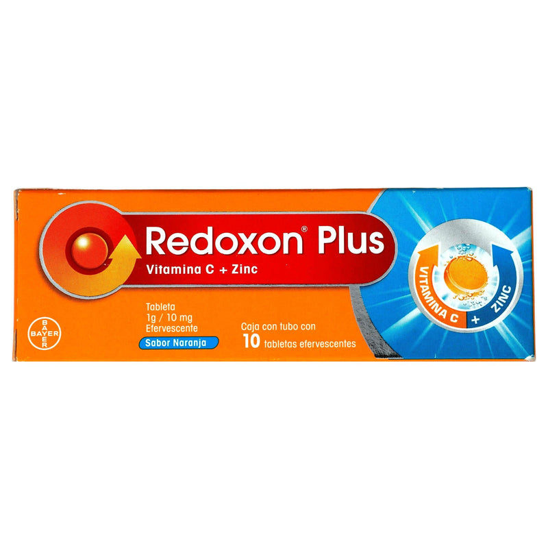 Redoxon Plus 1G/10G Con 10 Tabletas (Vitamina Con Zinc) - WeCare Pharma