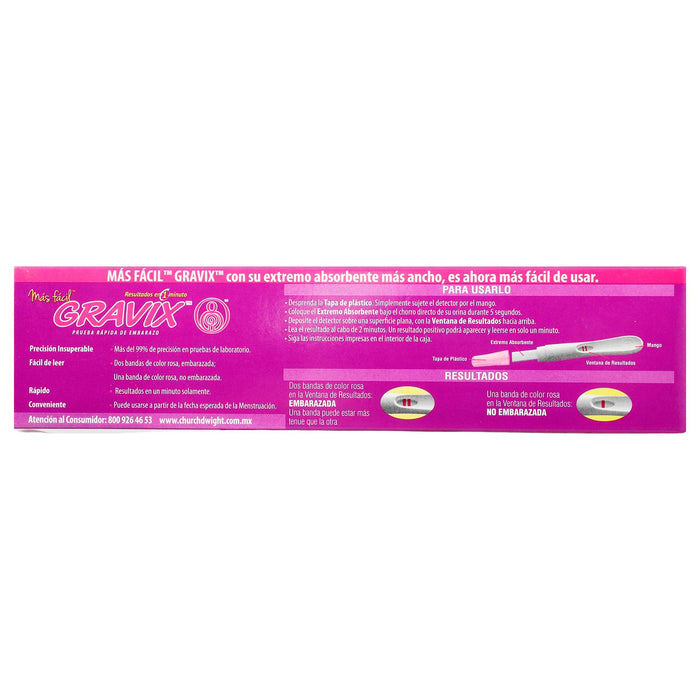 Gravix Prueba De Embarazo Con 1 - WeCare Pharma