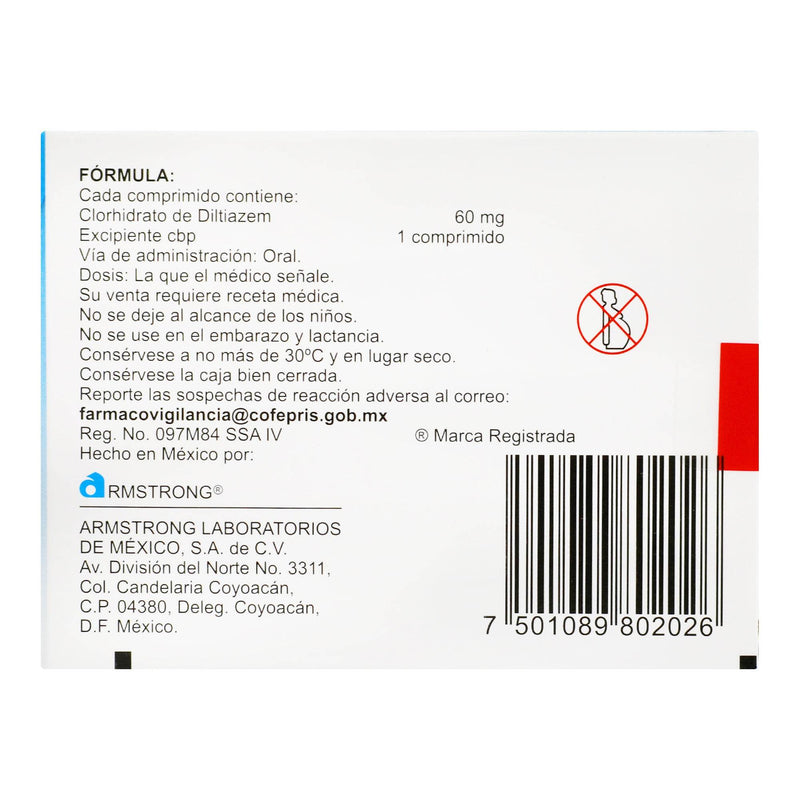 Angiotrofin 60Mg Con 30 Comprimidos (Diltiazem) - WeCare Pharma