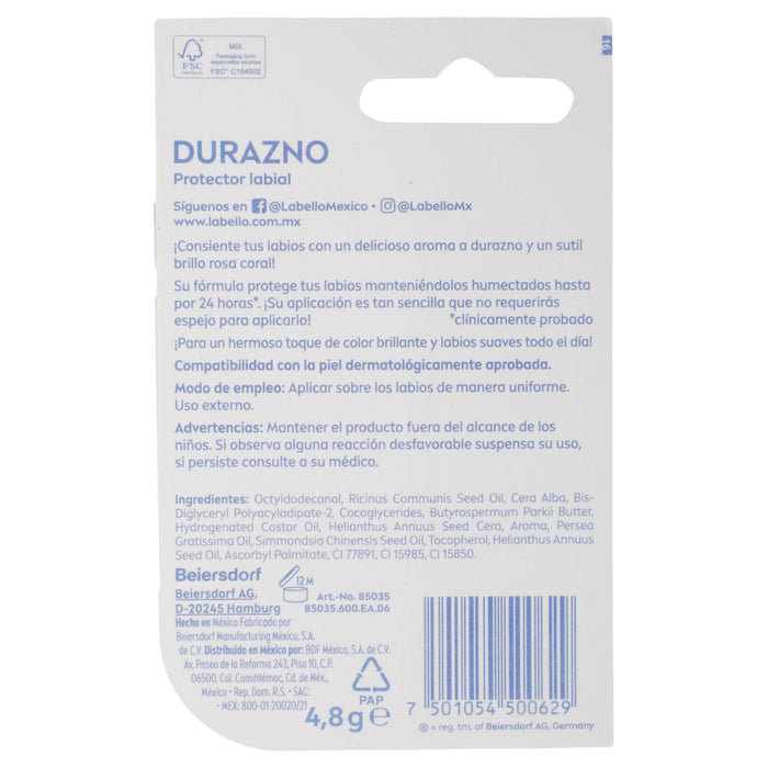 Labello Durazno 4.8G - WeCare Pharma