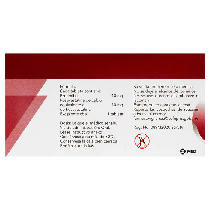 Naxzalla (Ezetimiba/Rosuvastatina)Tab 10Mg/10Mg C30 - WeCare Pharma