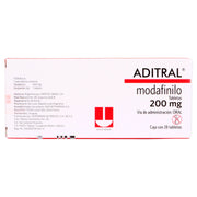 Aditral 200Mg Con 28 Tabletas (Modafilino) - WeCare Pharma