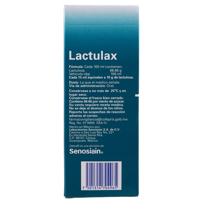 Lactulax Jarabe 10G/15Ml 250Ml (Lactulosa) 7 - 7501314704965