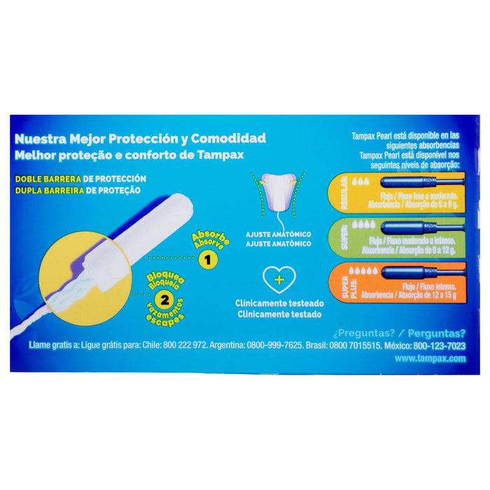 Tampones Tampax Pearl Regular Con 8 - WeCare Pharma