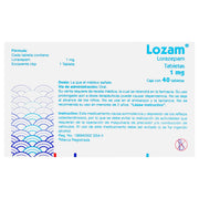 Lozam (Lorazepam) Tabletas 1Mg Con 40 - WeCare Pharma