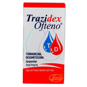 Trazidex Ofteno Gotas 3Mg/1Mg 5Ml (Tobramicina/Dexametasona) - WeCare Pharma