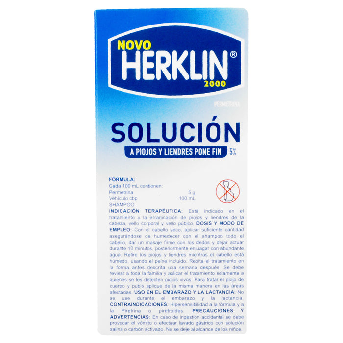 Novo Herklin 2000 Solución 5% 60Ml 5 - 7501089810205