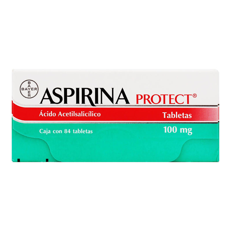 Aspirina Protect 100Mg Con 84 Tabletas (Acido Acetilsalicilico) - WeCare Pharma