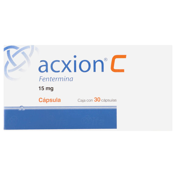 Acxion C (Fentarmina) Capsulas 15Mg Con 30 - WeCare Pharma