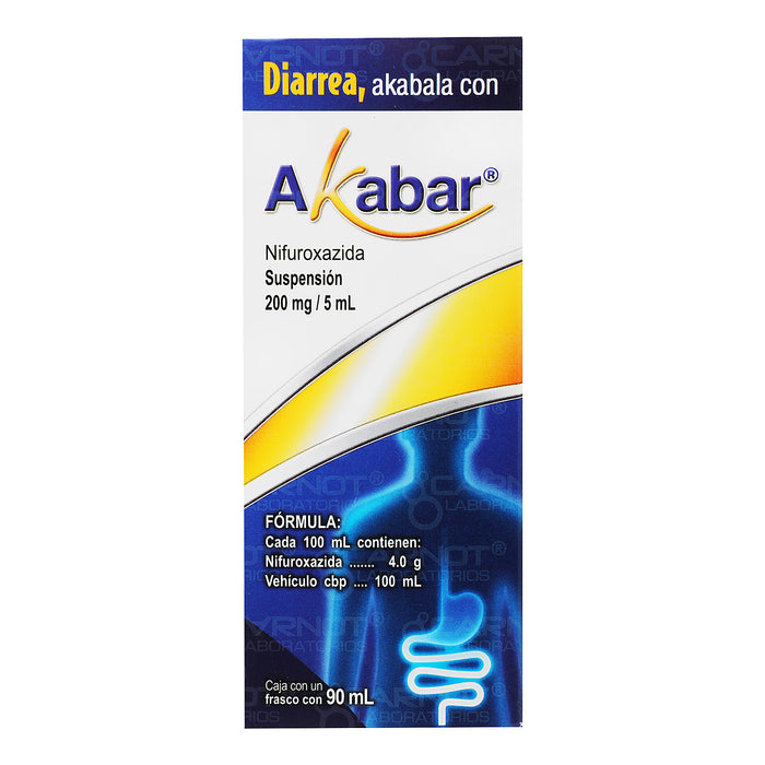 Akabar Suspensión 200Mg/5Ml Con 1 (Nifuroxazina) 6 - 7501070900120