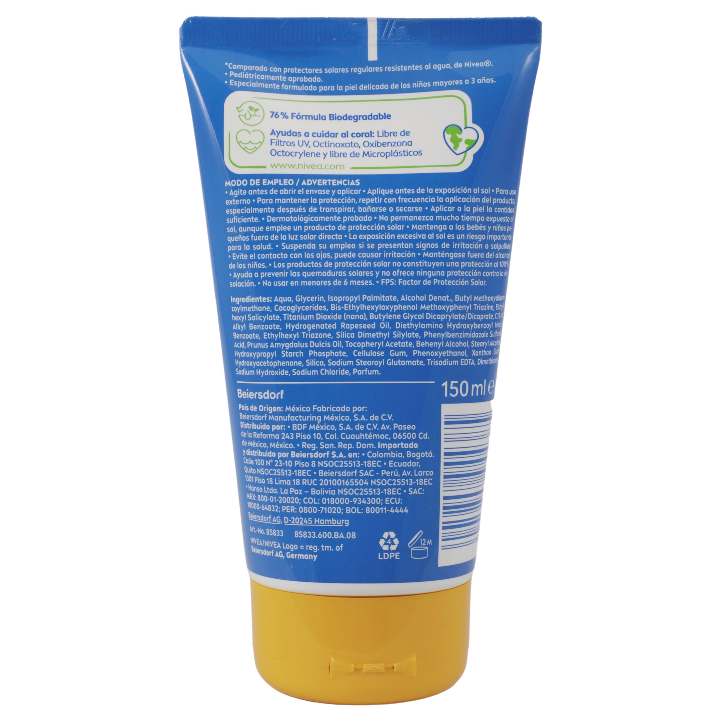 Nivea Sun Protector Solar Sun Kids Fps50 150Ml 7 - 4005808944385