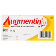 Augmentin 12H 875Mg/125Mg Con 14 Tabletas (Amoxicilina/Clavulanato) - WeCare Pharma