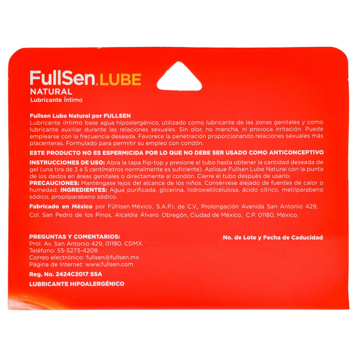 Lubricante Fullsen Lube Natural 55G - WeCare Pharma