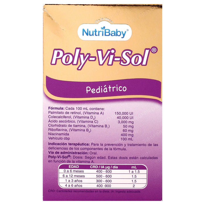 Poly-Vi-Sol Solución 50Ml (Multivitaminico) - WeCare Pharma