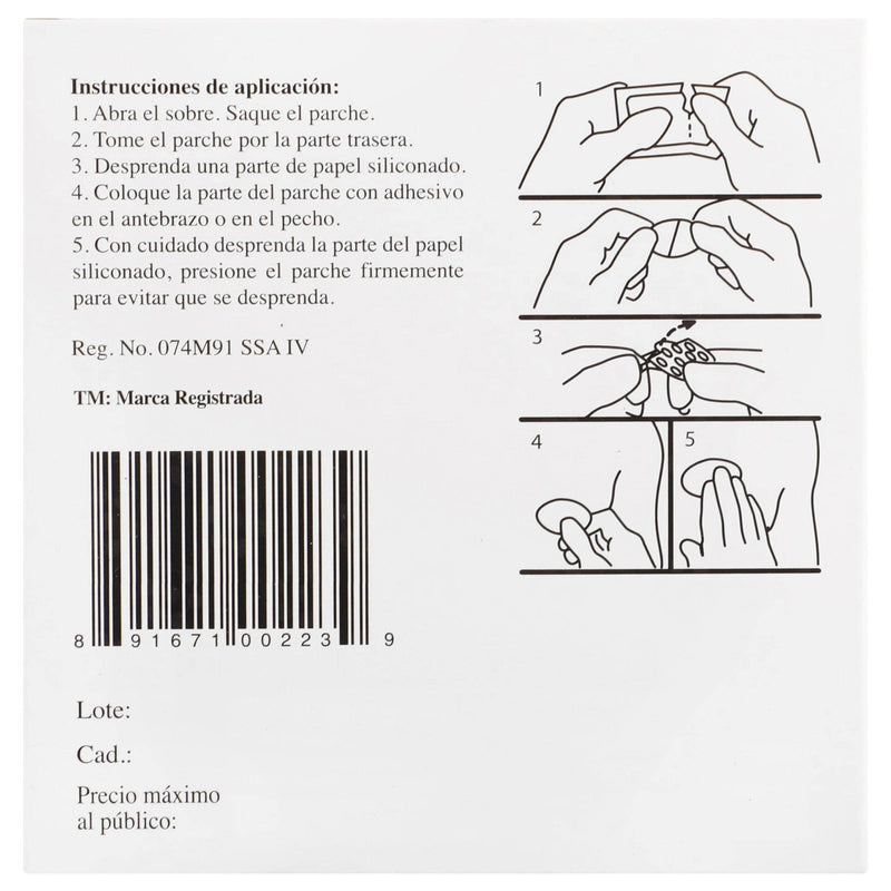 Minitran Parche 18Mg Con 7 (Trinitrato De Glicerilo) - WeCare Pharma