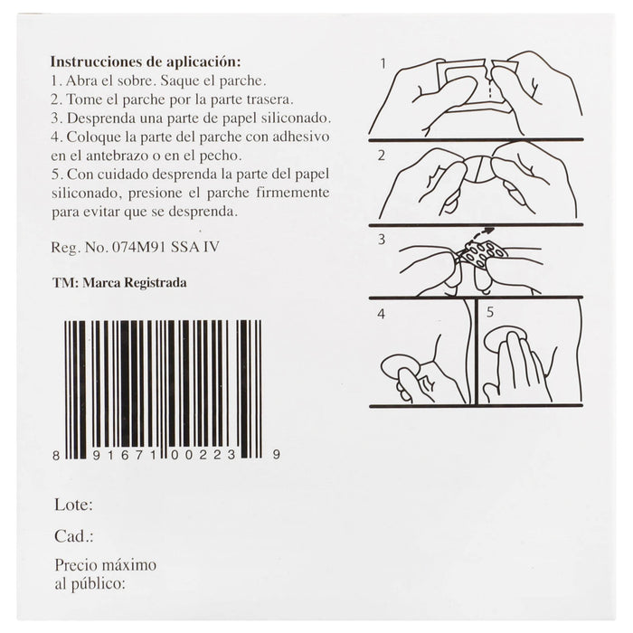 Minitran Parche 18Mg Con 7 (Trinitrato De Glicerilo) - WeCare Pharma