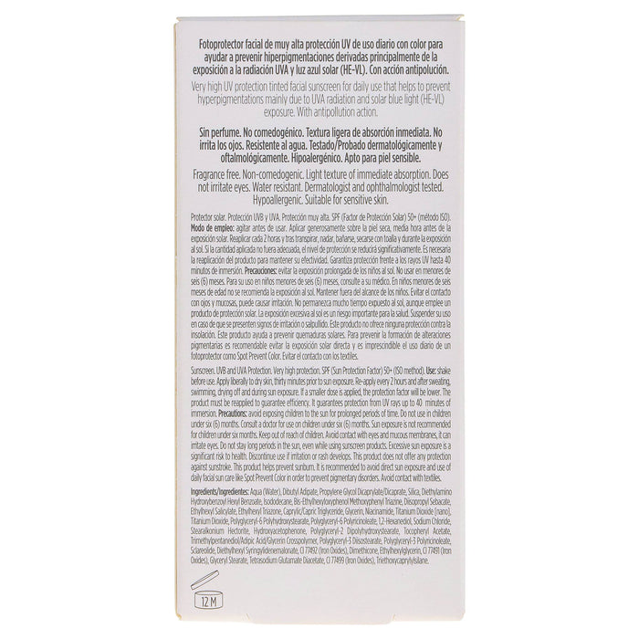 Isdin Foto Ultra 100 Spot Prevent Fusion Fluid Color Fps50 50Ml - WeCare Pharma